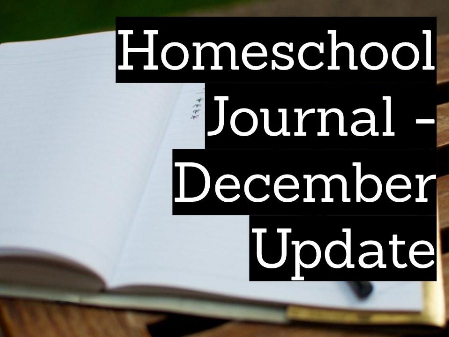 Homeschool Journal - December Update